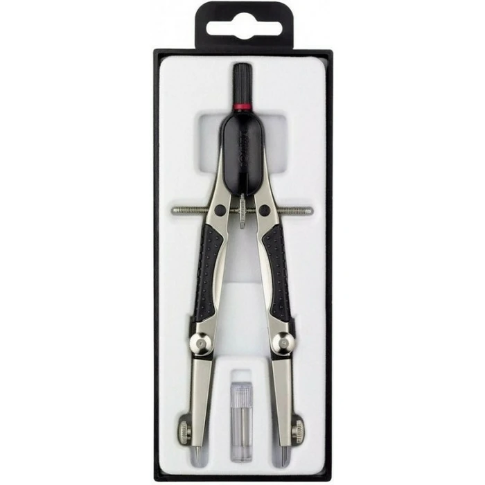 Rotring Compass with Needle and Wheel in Black Case - S0676580
