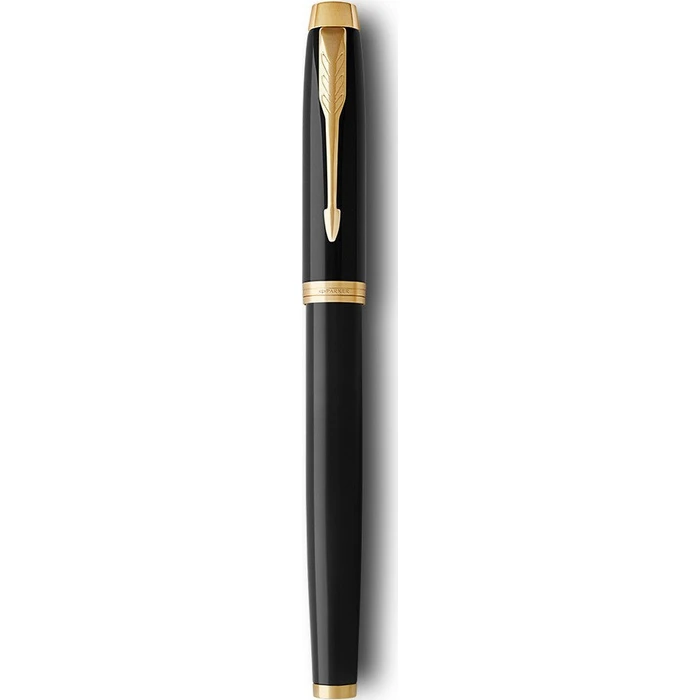 PARKER IM Rollerball Black Lacquer - Fine (F) - Gift Box