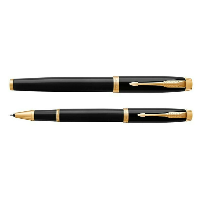 PARKER IM Rollerball Black Lacquer - Fine (F) - Gift Box