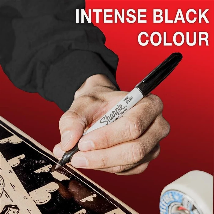 Sharpie Ανεξίτηλοι Μαρκαδόροι Black Σετ 5τμχ