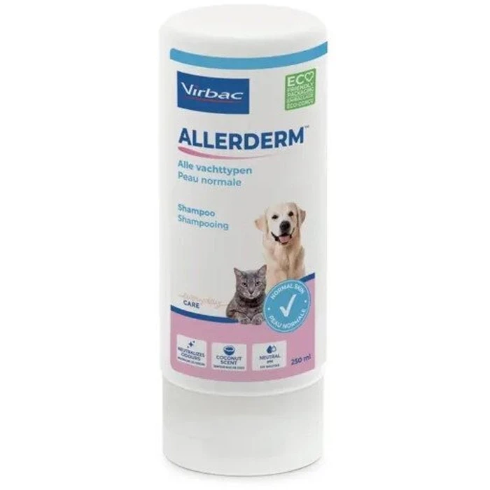 Virbac Allerderm Σαμπουάν - Κανονικό Δέρμα (Σκύλοι & Γάτες) 250 ml