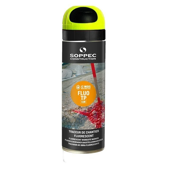 Fluo Tp Yellow Marking Paint 500ml Soppec (Nivel)