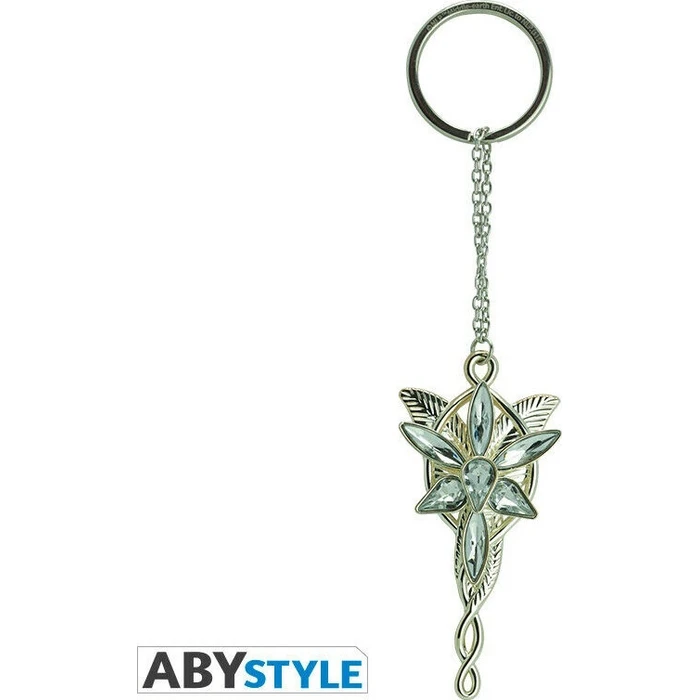 Abysse Lord Of The Rings Metal Keychain Beige ABYKEY294