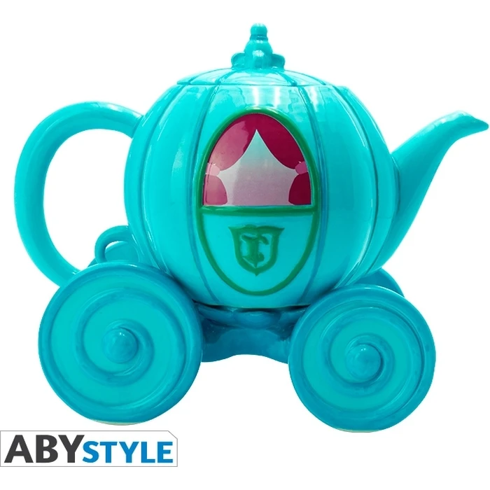Abysse Disney - Cinderella Carriage Teapot Ceramic Blue 850 ml (ABYTAB018)