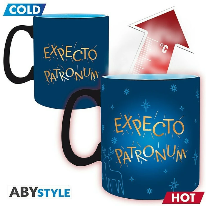 Abysse Harry Potter - Expecto Patronum Κούπα Θερμοχρωμική Κεραμική Μπλε 460ml (ABYMUG839)