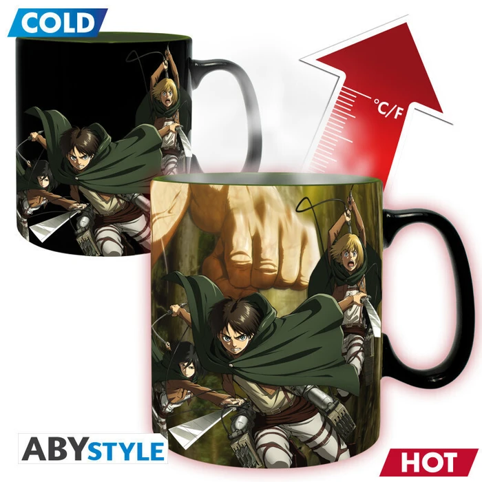 Abysse: Attack On Titan - Titans3 Heat Change Mug (460ml) (ABYMUGA436)