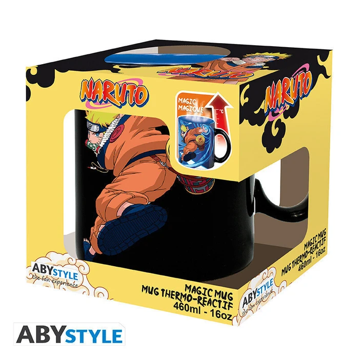 Abysse Naruto - Κούπα Αλλαγής Θερμοκρασίας Naruto & Sasuke (460 ml)