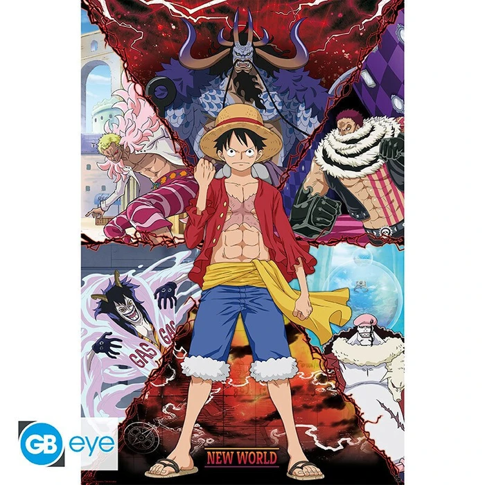 One Piece Poster Maxi Luffy Vs New World - Abysse - 91.5 x 61 cm (GBYDCO637)