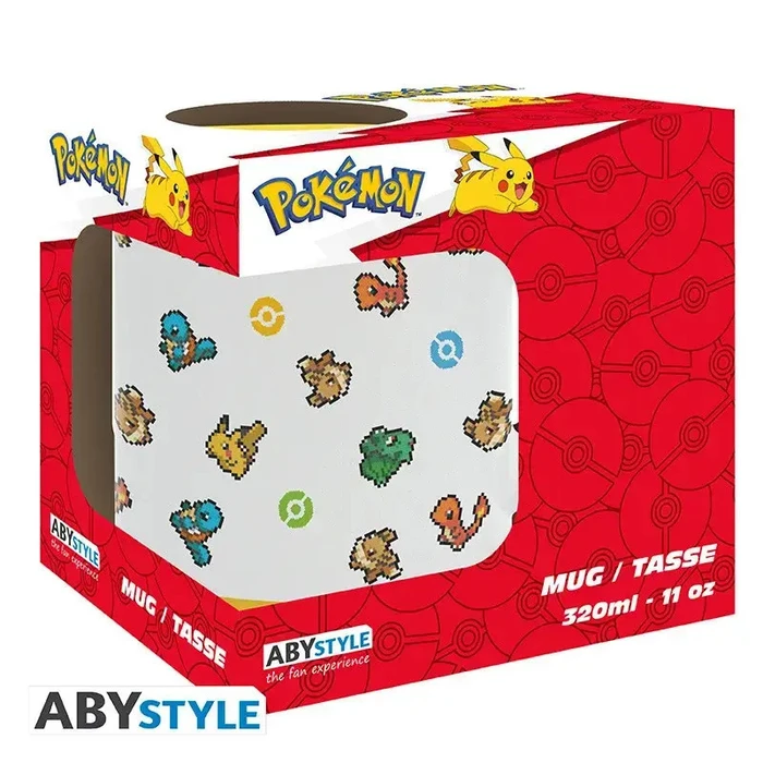 ABYstyle Pokemon - Pixel Art Subli Mug 320ml (ABYMUGA737) - Abysse