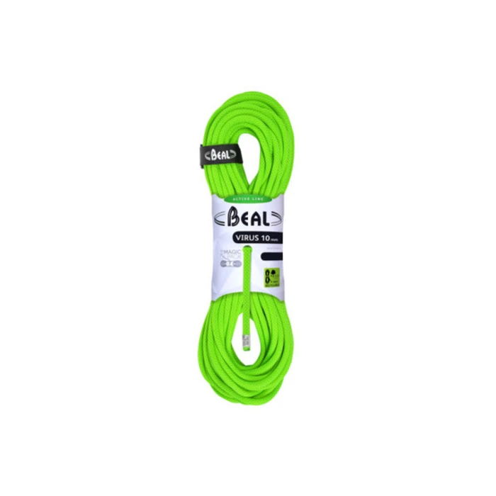 Beal Virus Standard Δυναμικό Σχοινί Ορειβασίας 10 mm, 70 m, Πράσινο