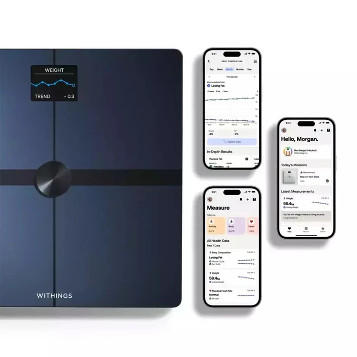 Withings Body Smart Ζυγαριά Μαύρη