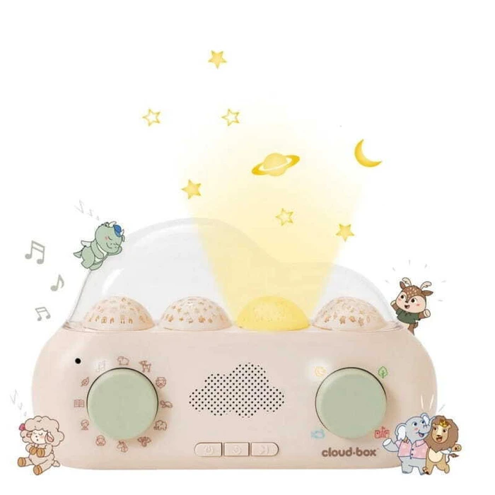 Cloud b Παιδικό Φωτιστικό Projector Αφής Γκρι - CloudBox