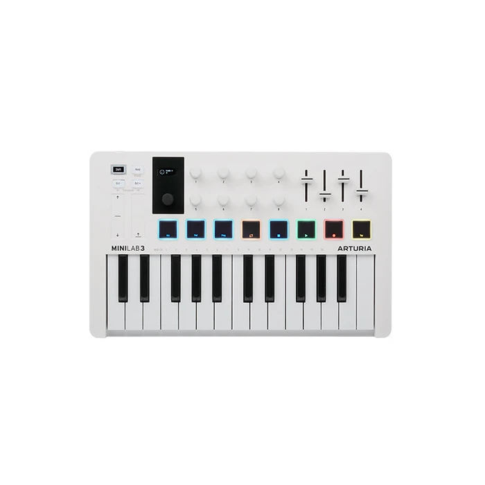 Arturia MiniLab 3 MIDI Controller - 25 keys - White