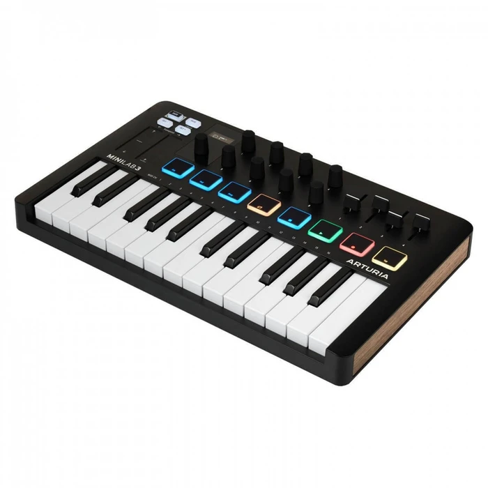 Arturia Midi Controller MiniLab 3 με 25 Πλήκτρα σε Μαύρο Χρώμα
