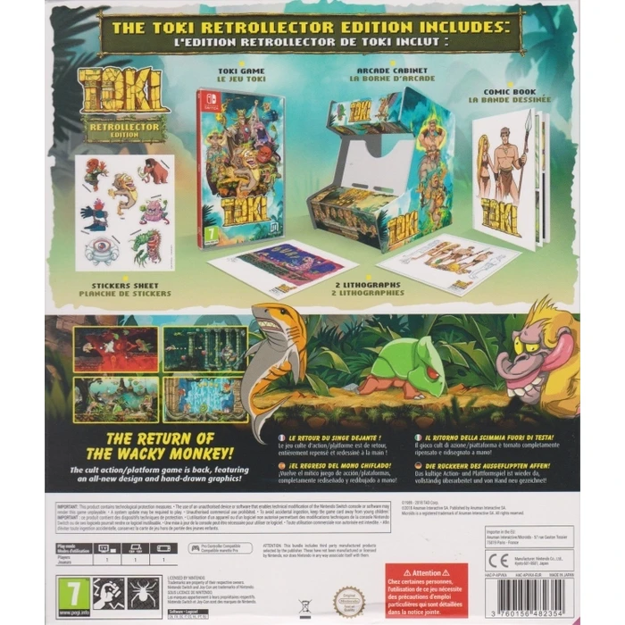Nintendo Switch Microids Toki Physical Game