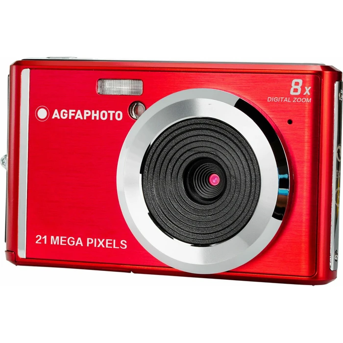 AgfaPhoto DC5200 Compact Φωτογραφική Μηχανή 21MP 2.4'' LCD Κόκκινη