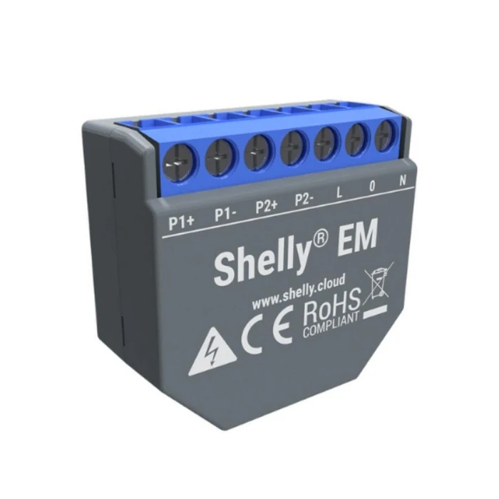 Shelly EM Αναλυτής Ενέργειας Ηλεκτρολογικού Πίνακα