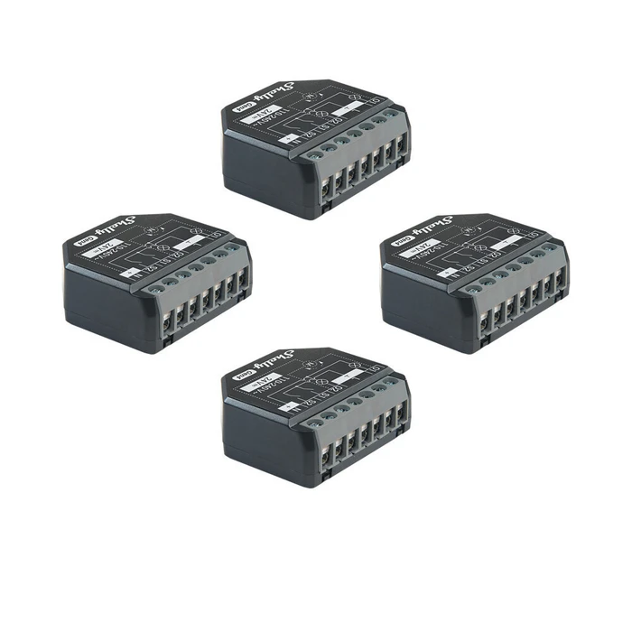 Ενδιάμεσος Διακόπτης Shelly relay 2PM Gen4 pack of 4