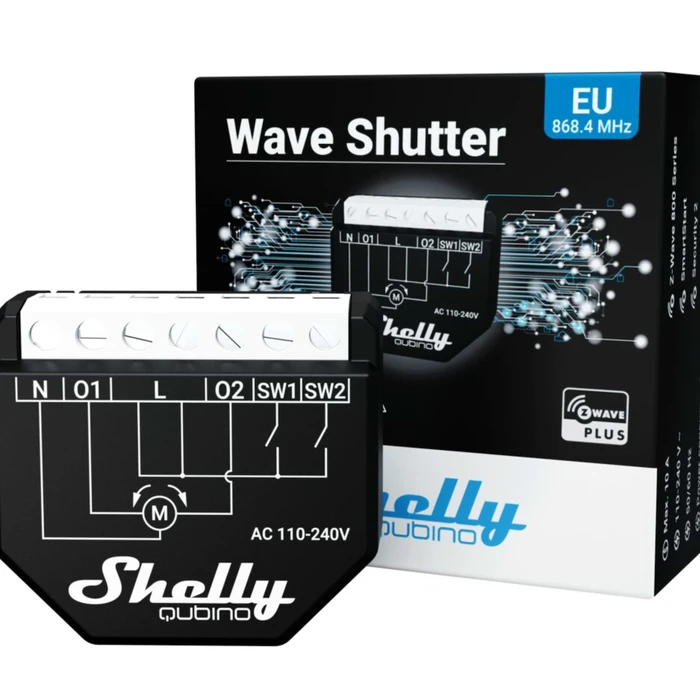 Shelly Wave Shutter Smart Switch 10A (Wave Shutter LR)