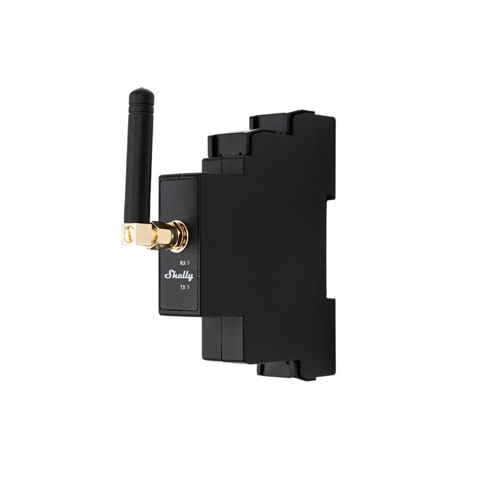 Shelly Pro DIN‑rail Relay (Rail Mount) - LoRa Add‑on x1