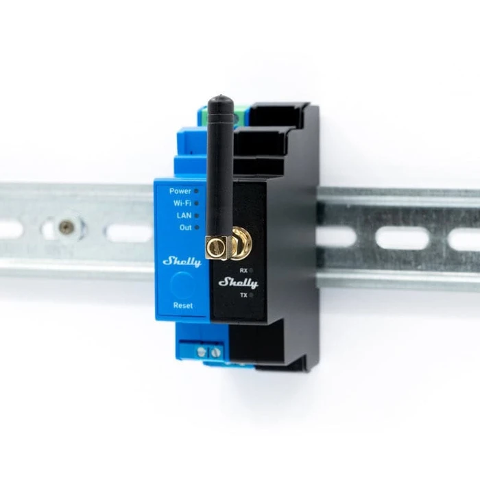 Shelly Pro DIN‑rail Relay (Rail Mount) - LoRa Add‑on x1