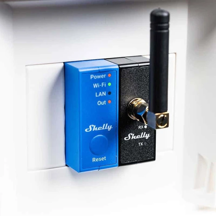 Shelly Pro DIN‑rail Relay (Rail Mount) - LoRa Add‑on x1