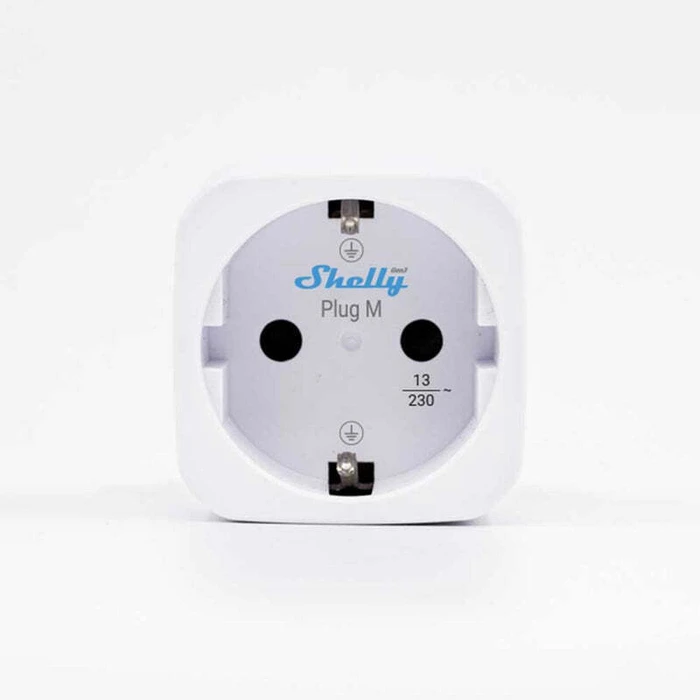 Shelly Plug M Gen3 - Έξυπνη Πρίζα (Λευκό)