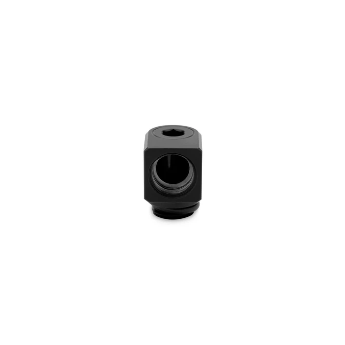 EK Water Blocks EK-Torque Micro Rotary 90° G1/4" Male to G1/4" Female Adapter - Swivel, Black