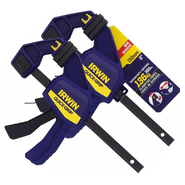 Irwin T5062QCEL7 Quick-Release Trigger Clamps Set (Max Opening 150 mm)