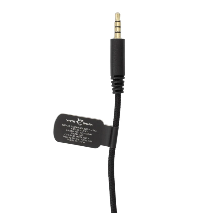 Gaming Headset White Shark GH-2341 Gorilla Black Red