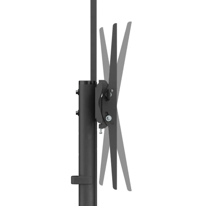 SBOX Βάση Δαπέδου TV Κινητή 37 70 Μαύρη με VESA 600x400