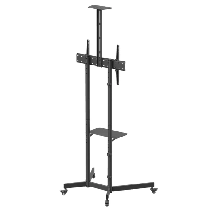 SBOX Βάση Δαπέδου TV Κινητή 37 70 Μαύρη με VESA 600x400