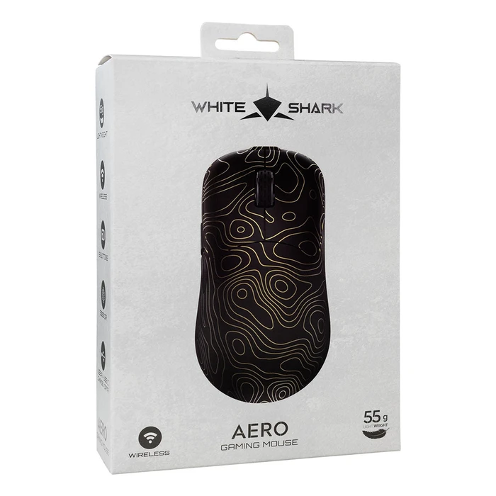 White Shark Gaming Ποντίκι AERO WGM-5015 Gold