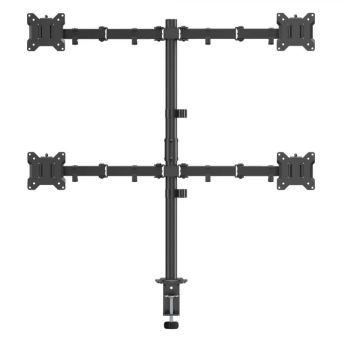 SBOX Βάση Οθόνης Desktop Mount 4xMonitors 17 32 Max VESA 100x100