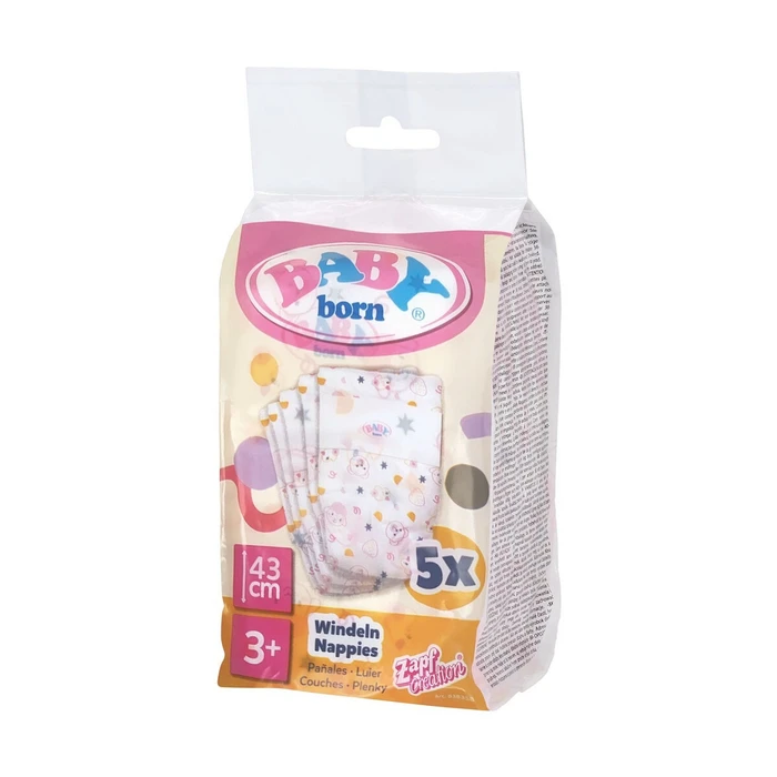 Zapf Creation Baby Born Printed Diapers 5τμχ