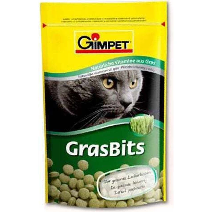 GimCat GrasBits - Τραγανά σνακ με χόρτο για γάτες, 40 g
