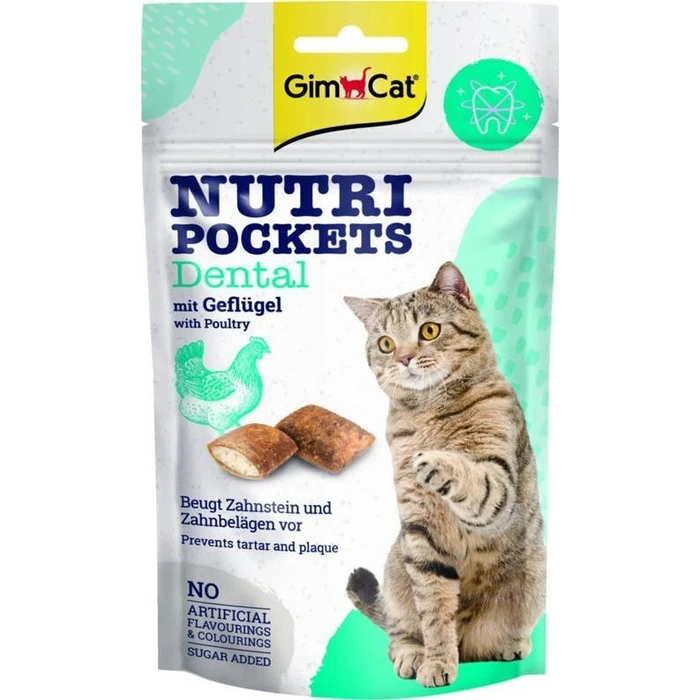GimCat Nutri Pockets Dental με Πουλερικά 60g