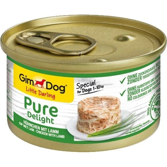 GimCat Pure Delight κοτόπουλο με αρνί 85 g