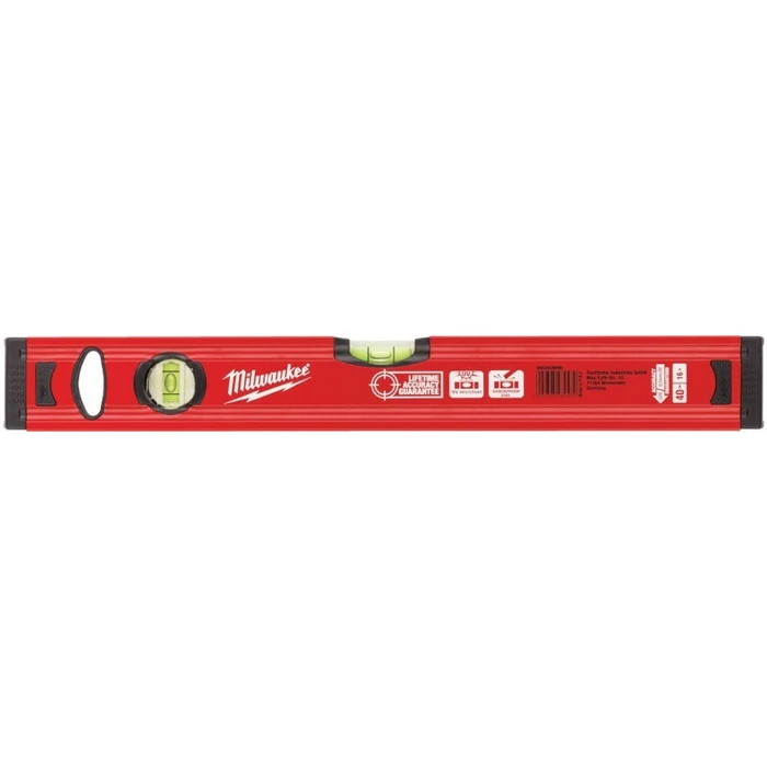 Milwaukee Redstick Slim 80 Αλφάδι Αλουμινίου 80 εκ. με 2 μάτια