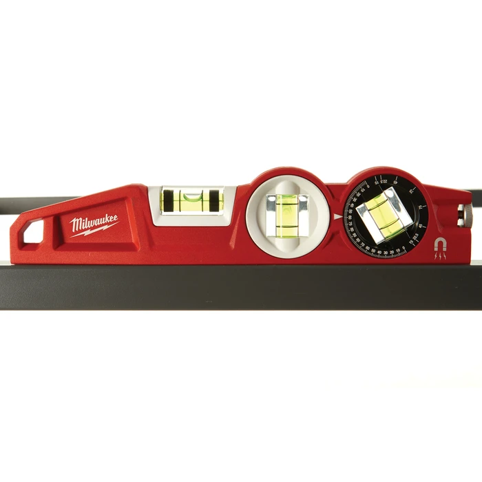 Milwaukee Torpedo Aluminum Magnetic Spirit Level 25 cm, 3 Vials