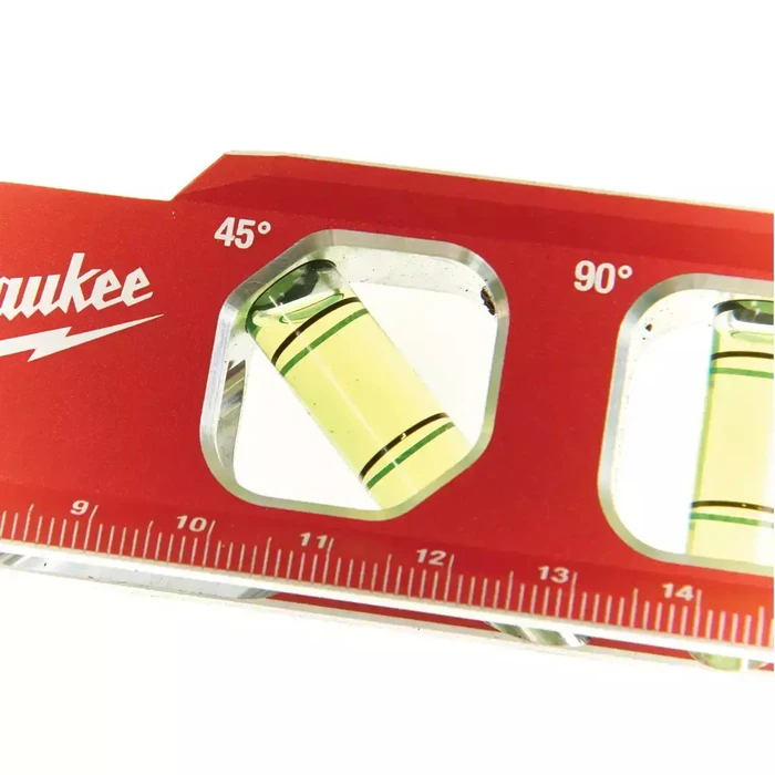 Milwaukee Torpedo Aluminum Magnetic Level 17 cm with 3 Vials