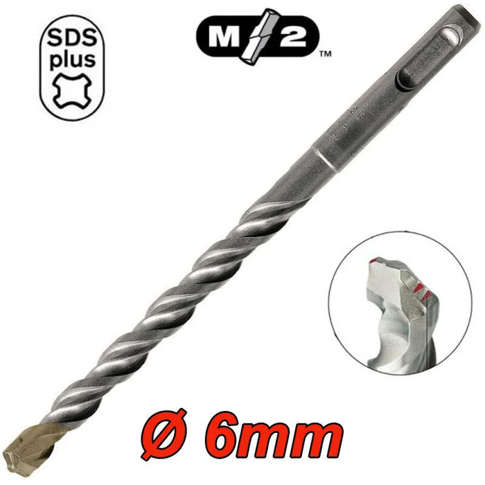 Milwaukee Mx2 SDS-Plus Masonry Drill Bit 6x160 mm