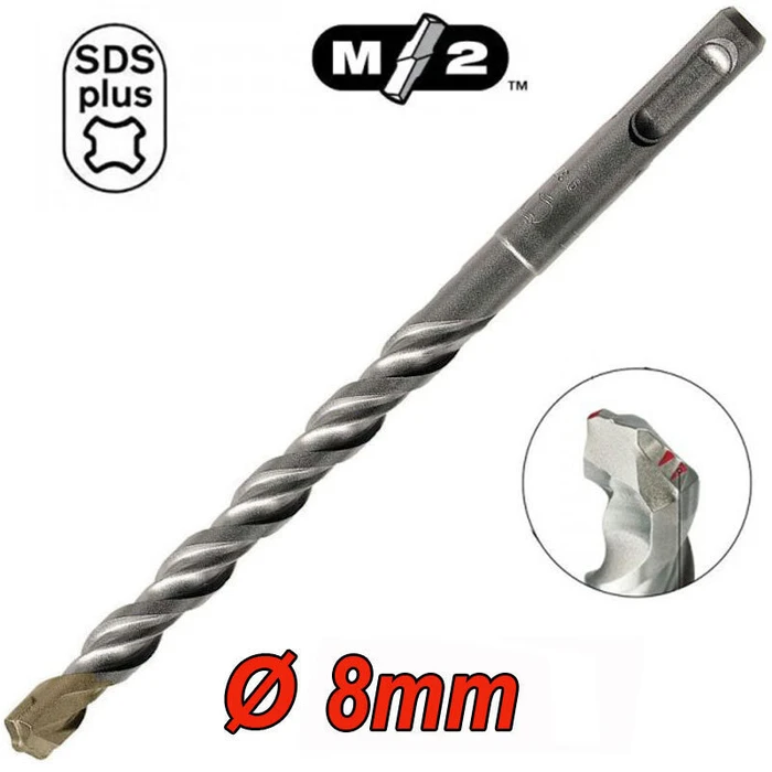 Milwaukee Mx2 SDS Plus Διαμαντοτρύπανο 8x210mm (4932307072)