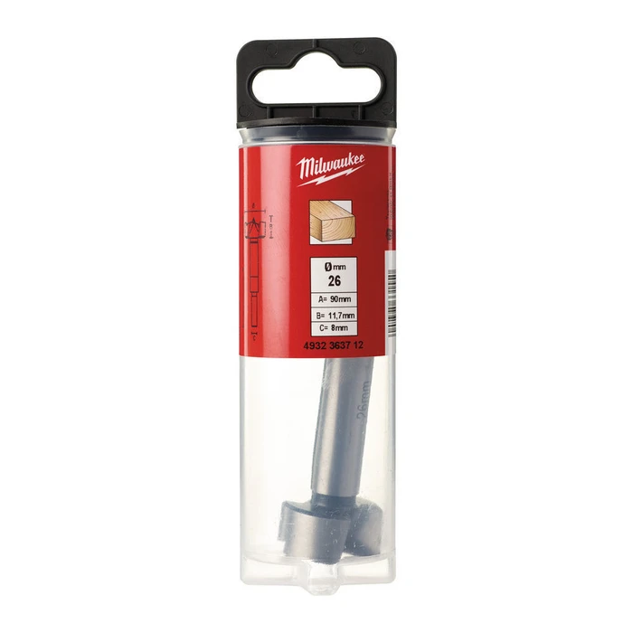 Milwaukee Τρυπάνι Μεντεσέ για Ξύλο 26mm x 90mm