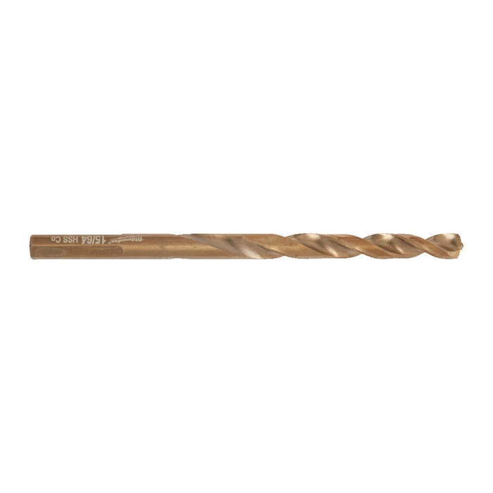 Milwaukee HSS-E Cobalt Ground Drill Bit, Cylindrical Shank for Metal, 6 mm - 4932363268