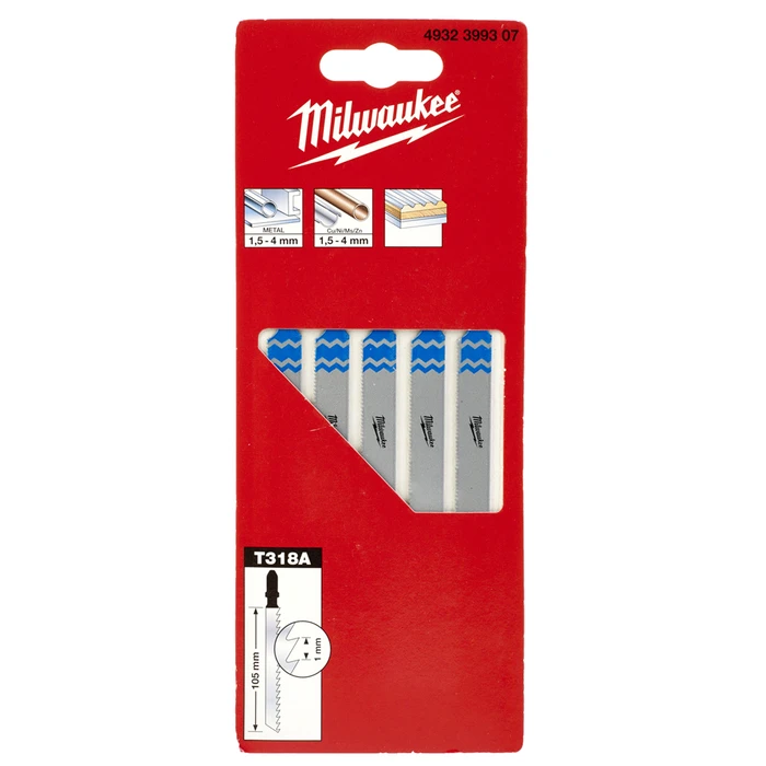 Milwaukee T318a Metal Cutting Blades 105 mm, 5 pcs