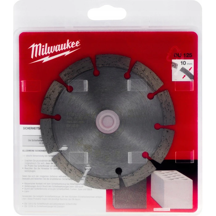 Milwaukee Δίσκος Κοπής Δομικών Υλικών DU 125 (125 mm)