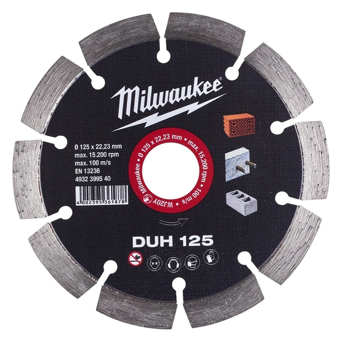 Milwaukee Δίσκος Κοπής Δομικών Υλικών 125mm - 4932399540