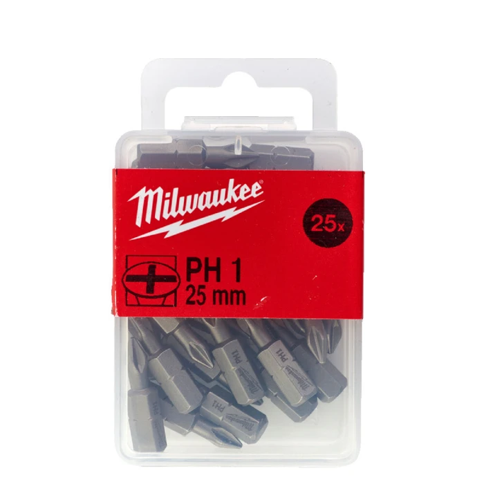 Milwaukee 25-Piece Phillips (Cross) Screwdriver Bit Set (4932399586)