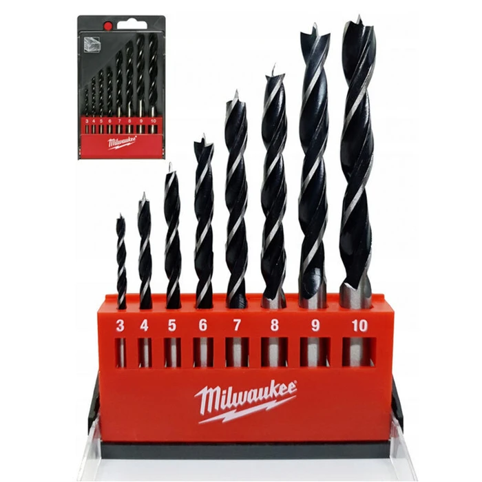 Milwaukee Σετ 8 Τρυπάνια για Ξύλο SDS-PLUS (4932352466)